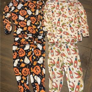 Kids Halloween and Hot Sauce Pajama Set